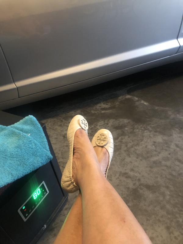 My new Tory Burch ballet flats.