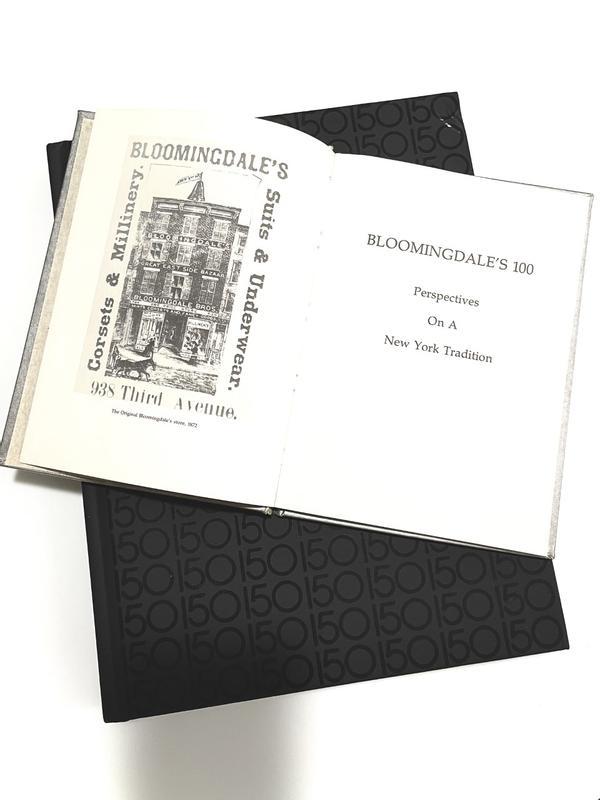 Main Title Page of Bloomingdale's 100 published in 1972 for Bloomie's 100th Anniversary