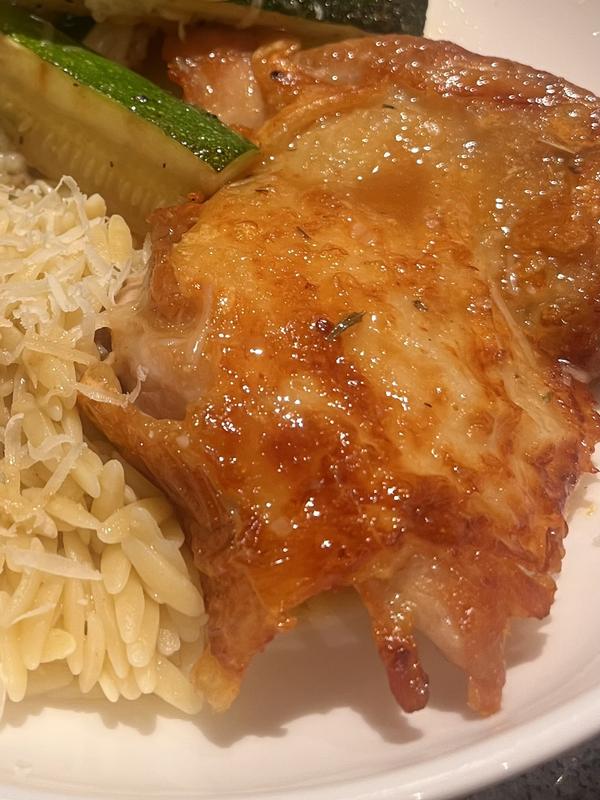 Beautiful golden brown and crispy skin