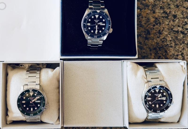 The Seiko 5 Sports Model comes in Multiple Colors and I want them all!!!