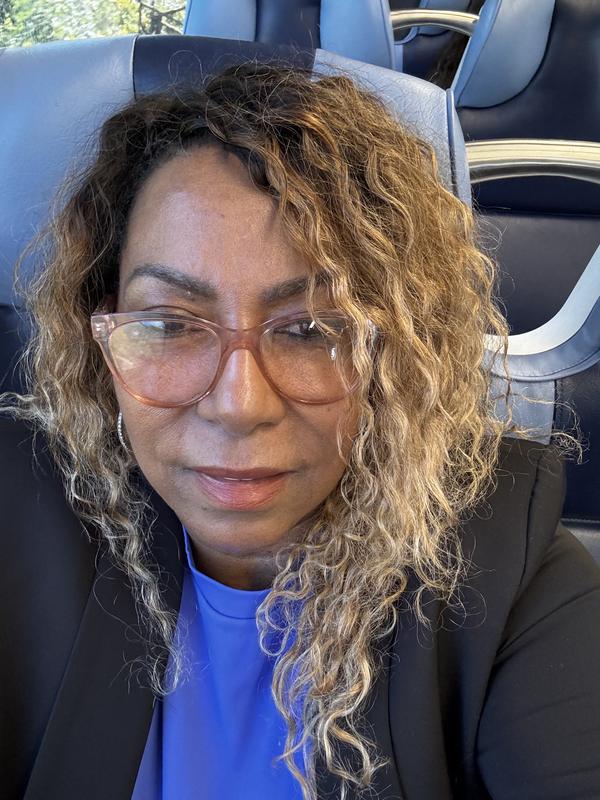 Younger look for a 60 plus woman. I bekieve any age person will be pleased with the fresh look this concealer provides. Its consistency blends right into the skin. It can be used with or without foundation.