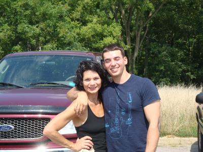 Me with my middle son Tyler (25).