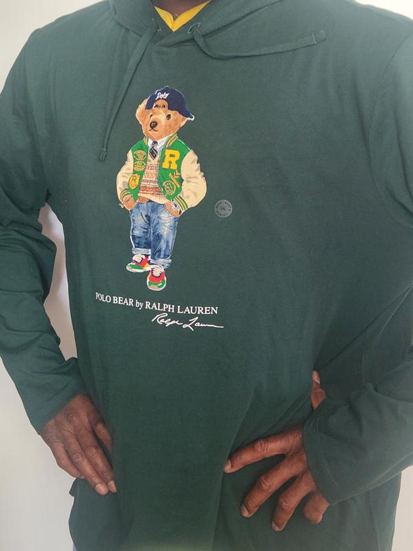 Polo Ralph Lauren Men's Polo Bear Jersey Hooded T-Shirt - Macy's