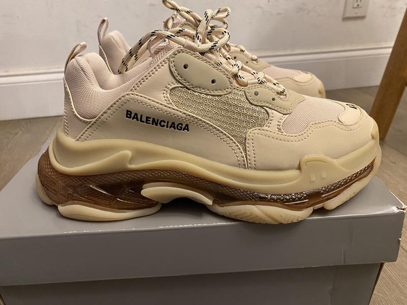 靴 TRIPLE S CLEAR SOLE 41JP27 Men's Triple S Clear Sole Sneaker in Black | Balenciaga US
