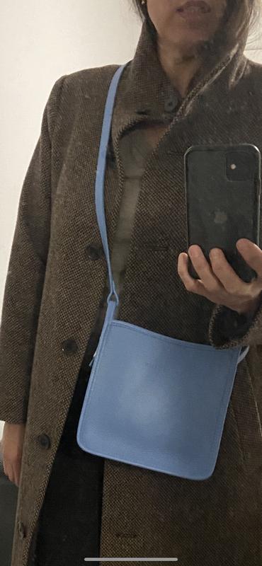 Longchamp Le Foulonné Small Zip Leather Crossbody