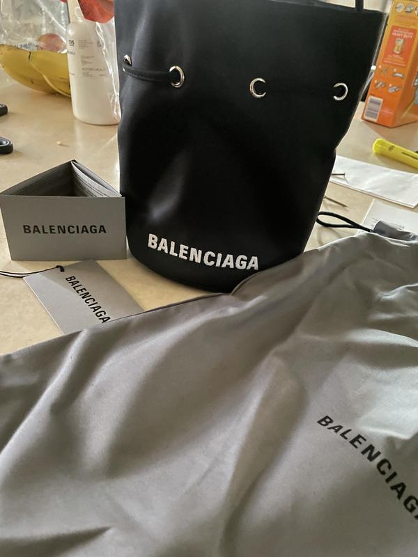 Balenciaga XS Wheel Drawstring Bucket Bag | Bloomingdale's