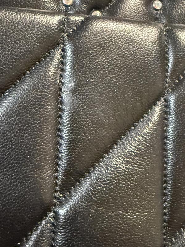 COACH Tabby Small Crystal Rivet Quilted Leather Shoulder Bag