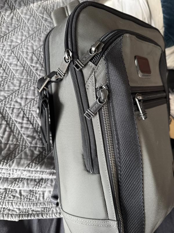 Tumi Alpha Bravo Davis Ballistic Nylon & Leather Backpack Tumi Alpha Bravo Davis Ballistic Nylon & Leather Backpack