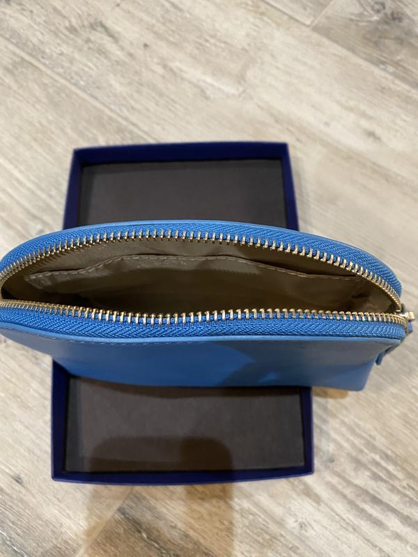 Royce leather cosmetic bag