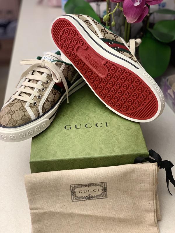 VIP SALE!!Gucciグッチ♪TENNIS 1977 GUCCI Tennis 1977 slip on sneaker with GG Multicolor Logo | eBay