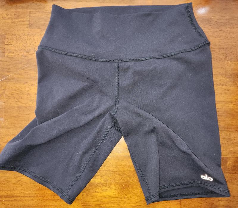 ALO Yoga, Shorts, Nwt Alo Yoga 7 High Waist Micro Houdstooth Biker Short