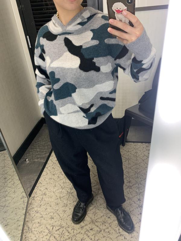 C by bloomingdale's camo cashmere sweater sale