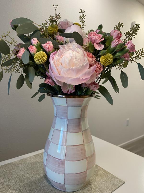 Rosy Check Tall Vase