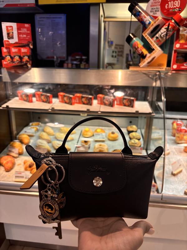 Longchamp Le Pliage City Coated Canvas Mini Pouch