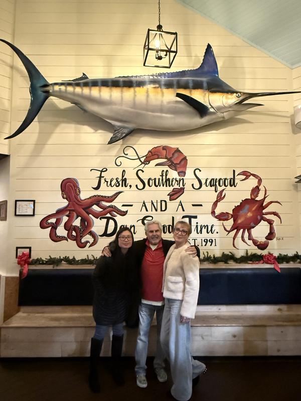 Went to dinner with friends