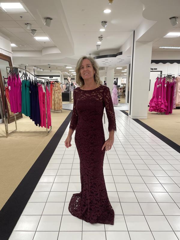 Neckline is tucked as I’ll have it altered