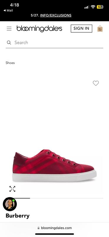 Bloomingdales burberry shoes online