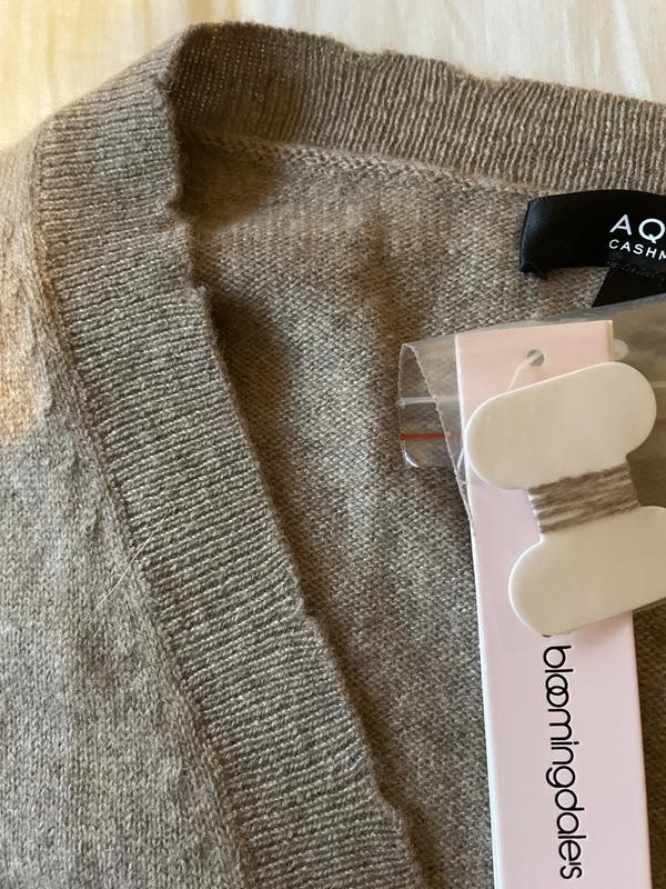 AQUA V-Neck Cashmere Sweater Exclusive Bloomingdale's