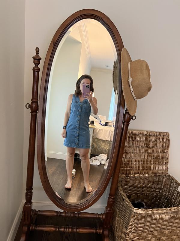 FRAME Trucker Sleeveless Denim Mini Dress | Bloomingdale's