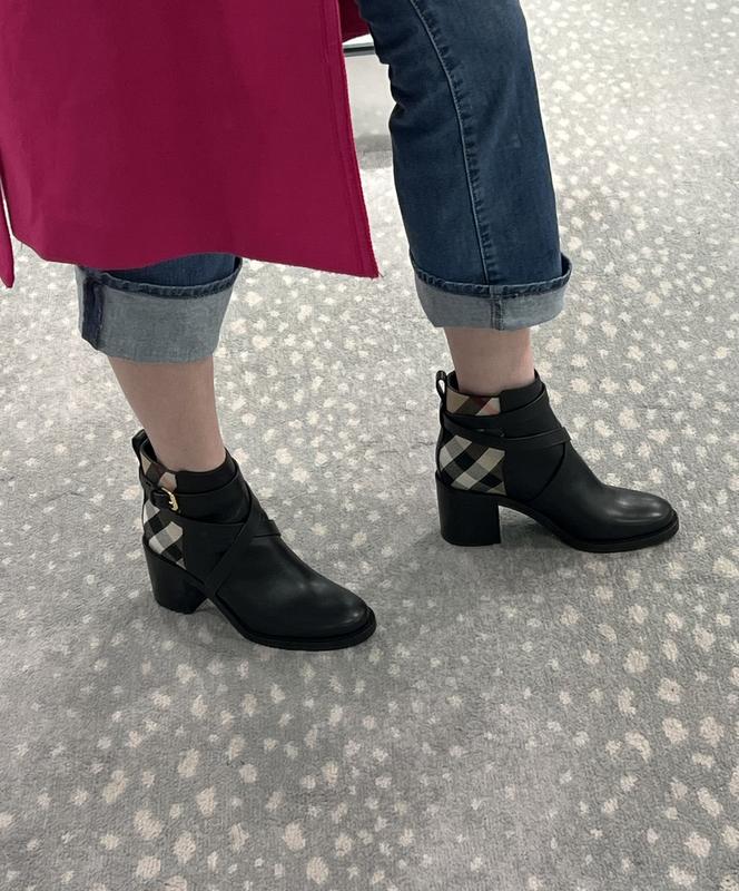 Burberry booties best sale