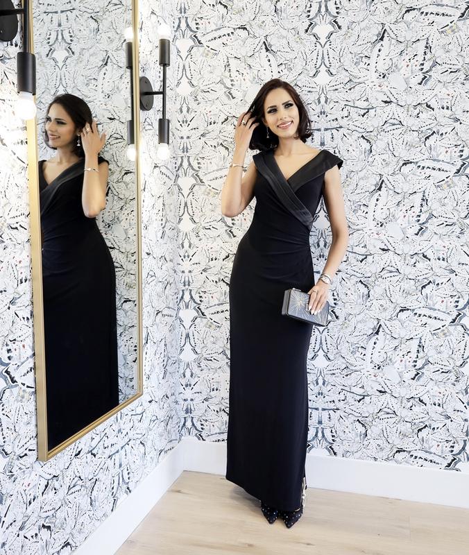 Ralph lauren portrait collar gown sale
