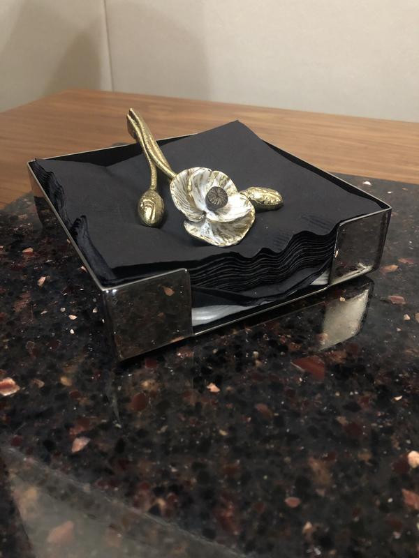 Elegant napkin holder on bar