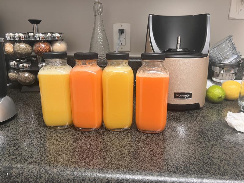 My juices came out so good and without all the pulp that other juice machines have been making. I can’t wait to make some fresh almond milk with it .
