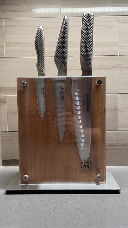 Schmidt Brothers Cutlery Acacia Midtown Knife Block
