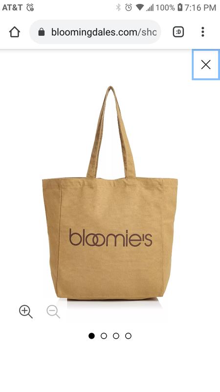 トートバッグ Bloomingdale's Bloomies Extra Large Canvas Tote Bloomingdale's Bloomie's Extra Large Canvas Tote - 100