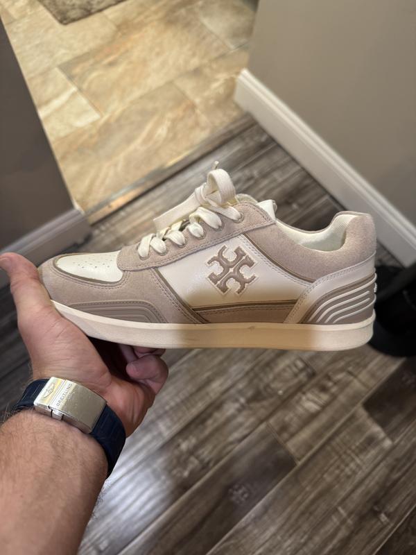 【送料&関税込】Tory Burch Clover Court Leather Low-top Snea Clover Court Sneaker: Women's Shoes | Sneakers | Tory Burch EU