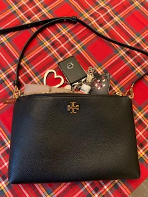 Tory burch Kira Small Pebbled Leather Top-Zip good Crossbody