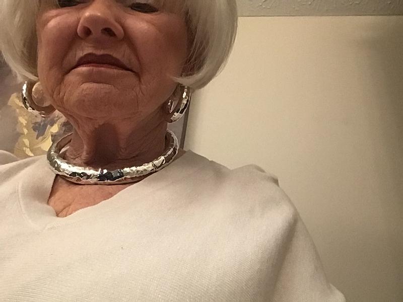 Statement earrings I had to have to go with the collar necklace I’ve had for almost 10 years. They were a perfect match!