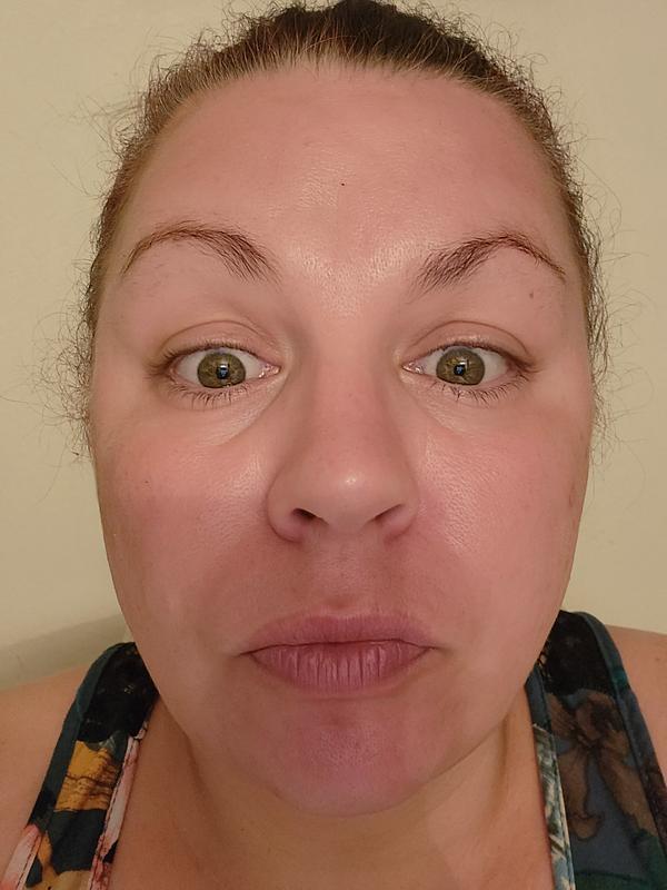 My face looks younger brighter tighter less spotty the wrinkles and fine lines are getting better