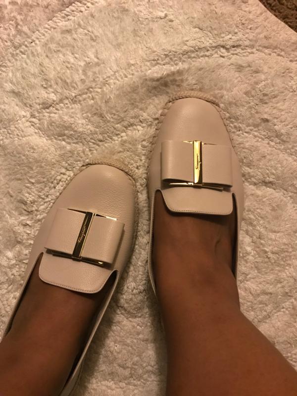 Salvatore ferragamo sannio leather 2024 espadrilles