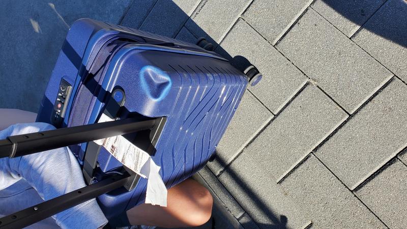 One flight and the only bag in the airport that had the quality of a toy- not real travel luggage.