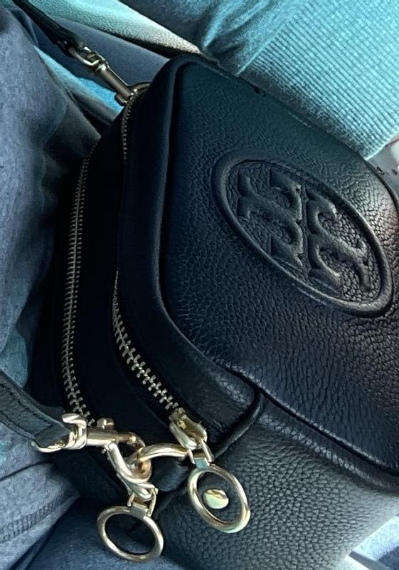Tory Burch Perry Bombe Mini Leather Crossbody | Bloomingdale's