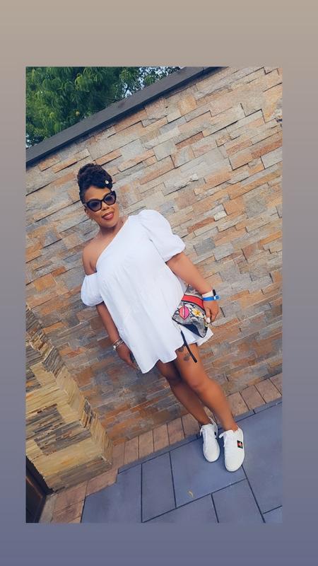 Wore them to an all white party