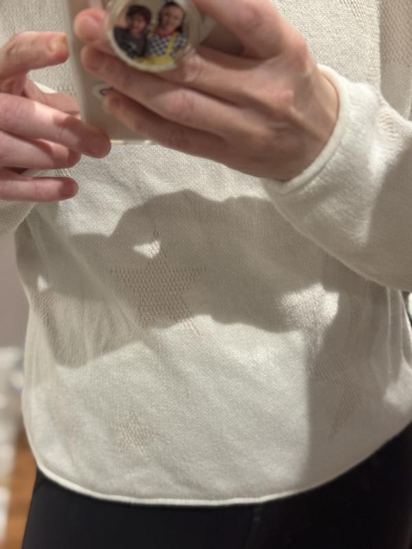 Stars are significantly lighter than shown on web.