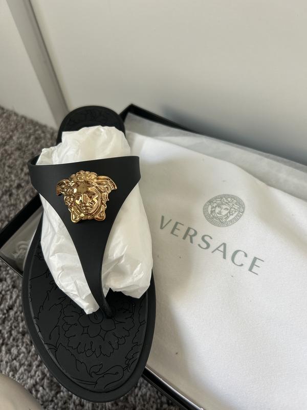 Versace cheap thong slippers