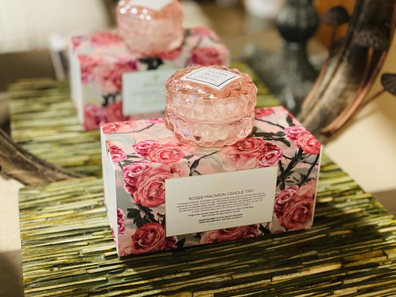 Voluspa Roses Macaron Candle Trio Gift Set | Bloomingdale's Home