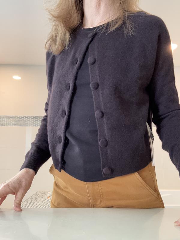 Crewneck Cashmere Cardigan - 100% Exclusive