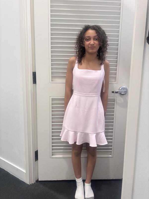 french connection whisper sleeveless asymmetric hem mini dress French Connection Whisper Asymmetric Hem Mini Dress In Summer White - 33%  Off