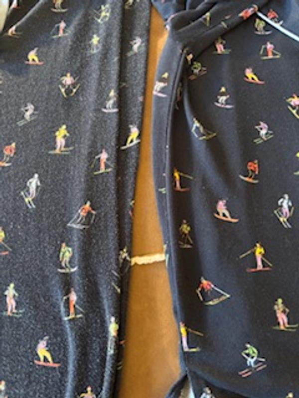 For some reason the pilling was not a problem with the top-- only the pants.  The third photo compares the two and shows the faded color and pilling.