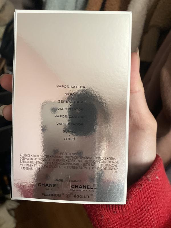 CHANEL PLATINUM ÉGOÏSTE Eau de Toilette Spray, 3.4 oz - Macy's