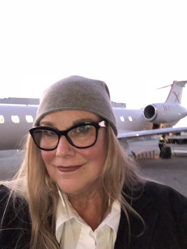 It's best to wear cashmere when one flies private