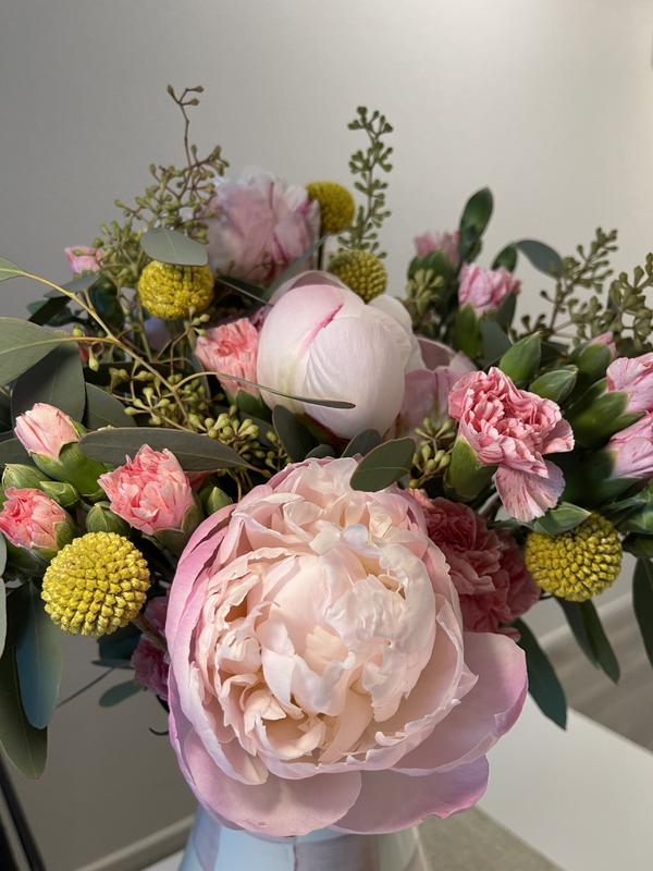 Rosy Check Tall Vase
