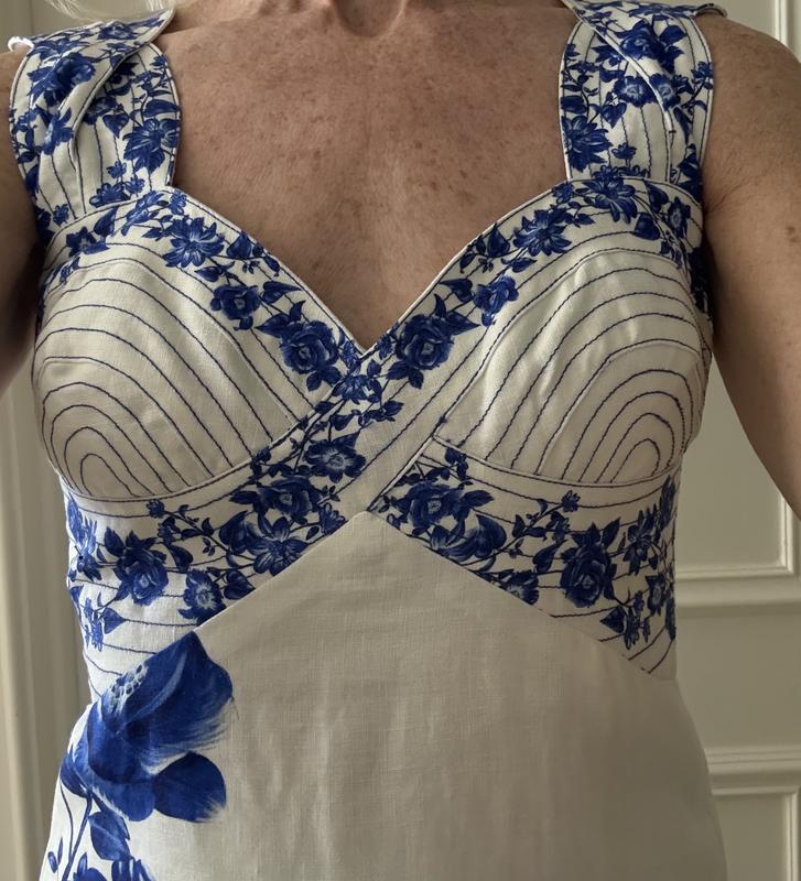 girls blue formal dress Blue Ornament Floral Midi Dress by FARM Rio – TheCleverDresser