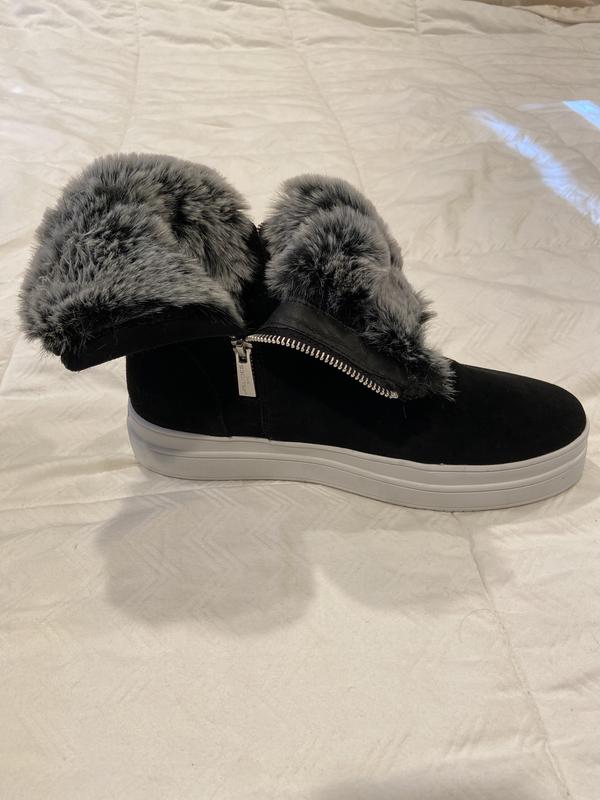 J Slides Women s Tristan Faux Fur Lined Waterproof Sneaker Boots Bloomingdale s