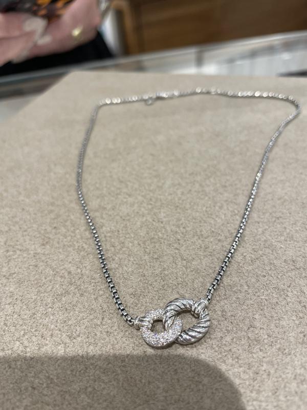 Belmont double curb link necklace clearance