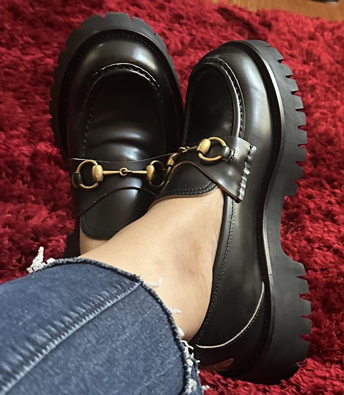 Gucci Women's Lug Sole Horsebit Loafers | Bloomingdale's